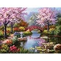 MWOOT DIY 5D Diamante Pintura por Número Kit- Bricolaje Diamond Painting Rhinestone Bordado de Punto de Cruz Artes…
